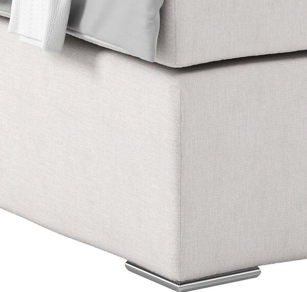 Postel Boxspring NERO PL: 160/200 cm, béžová