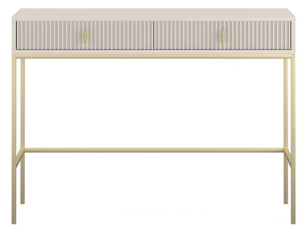Vivaldi Toaletní stolek Maggiore 104 cm kašmírový/zlatý