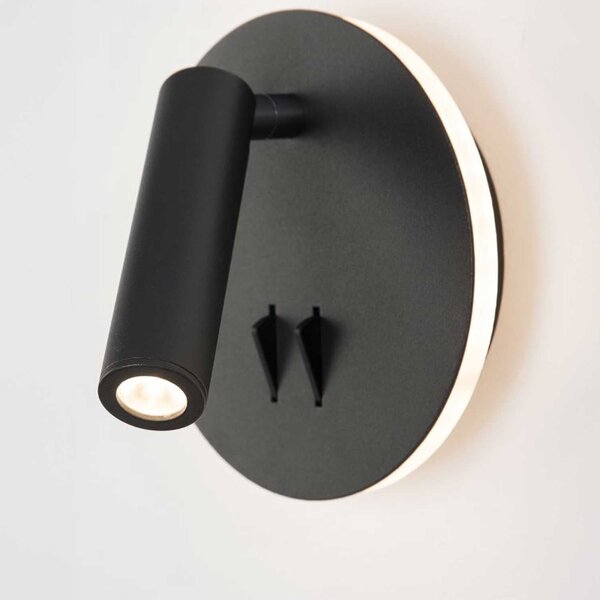 Nova Luce Penor LED nástěnné svítidlo Černá