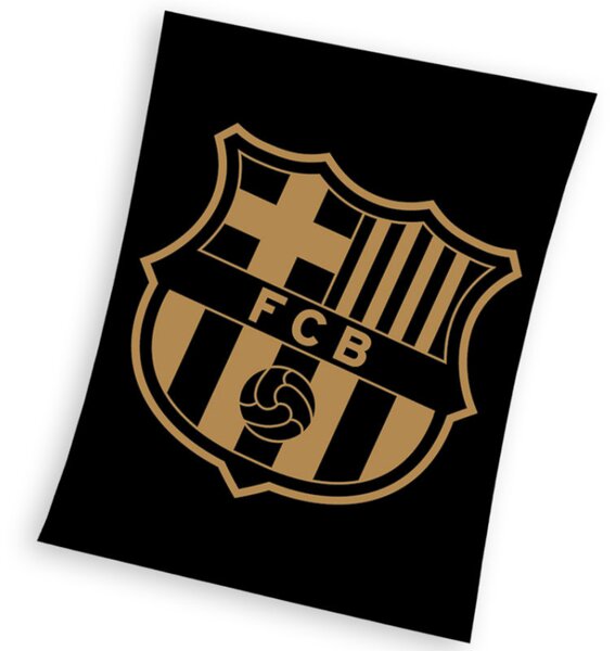 CARBOTEX Deka FC Barcelona Gradient Black 130x160 cm
