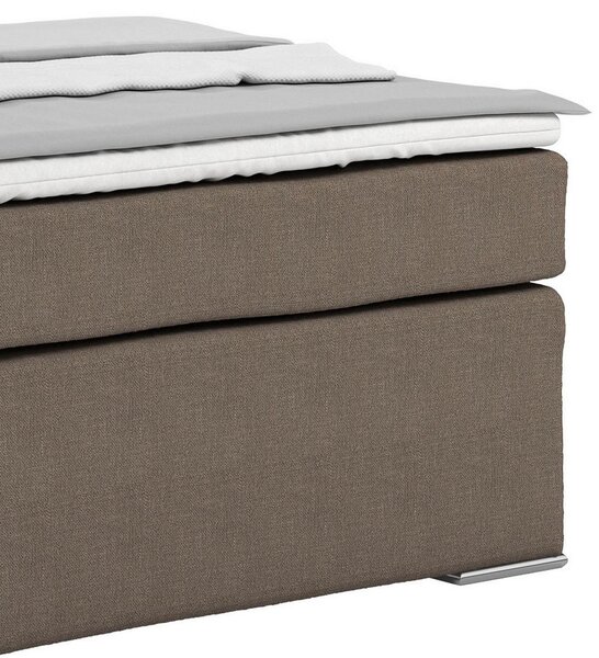 Postel Boxspring NERO PL: 140/200 cm, béžová
