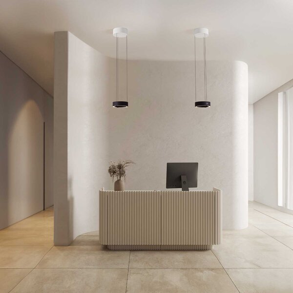Nova Luce Afi LED závěsné svítidlo Bílá