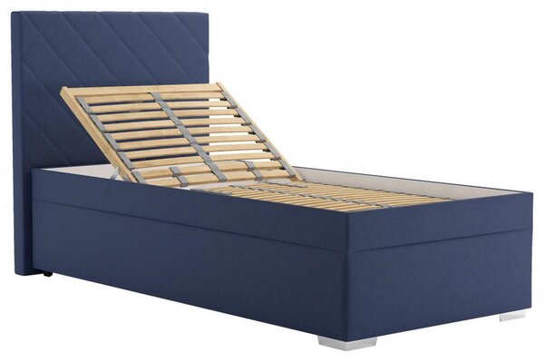 Čalouněná postel KLARA 90/200cm, tmavě modá