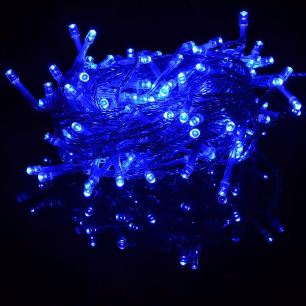 NEXOS Sada LED světelného řetězu, 20 LED, modrá, 2 ks