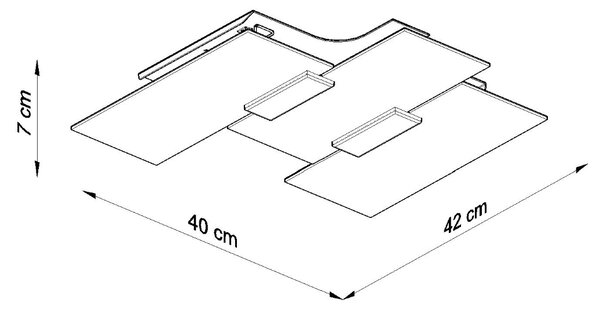 Sollux Lighting Stropní svítidlo FABIANO