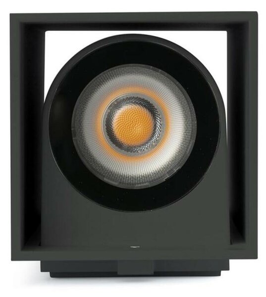 FARO KOV 2L nástěnné svítidlo hranaté, černá 2700K 14°/23°