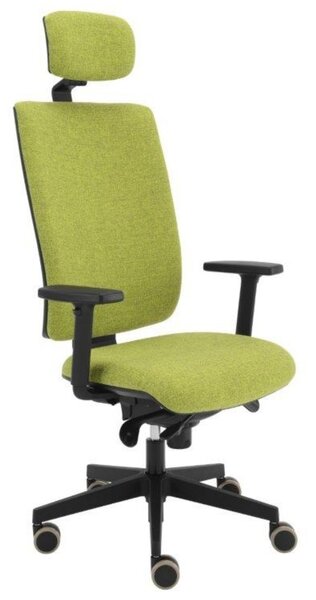 Kent šéf kancelářská židle s podhlavníkem (Kvalitní židle k počítači)