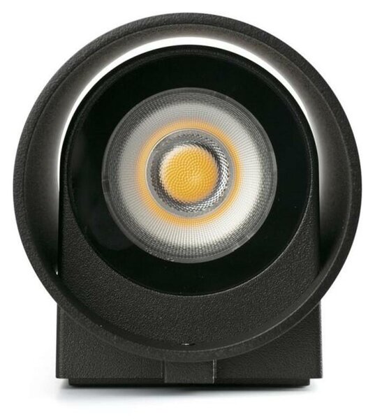 FARO KOV 2L nástěnné svítidlo kulaté, černá 2700K 14°/14°