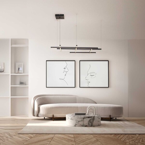 Nova Luce Pace LED závěsné svítidlo Bílá