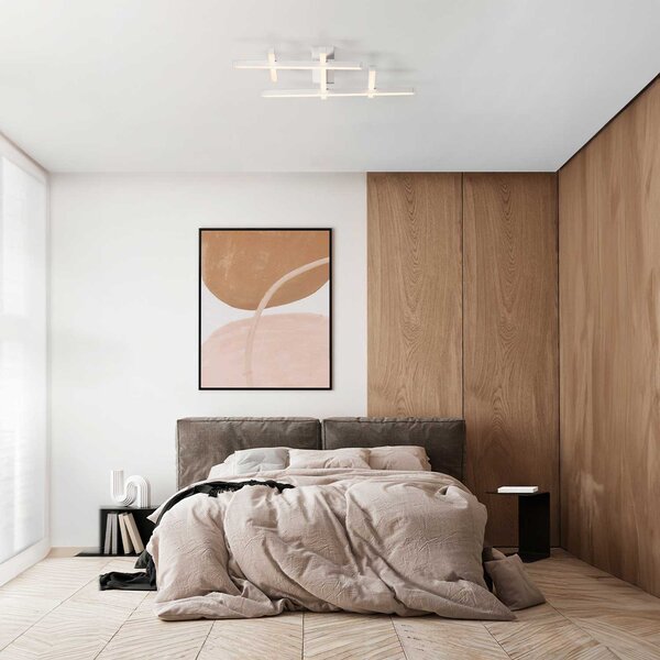 Nova Luce Pace LED stropní svítidlo 580x410 mmČerná