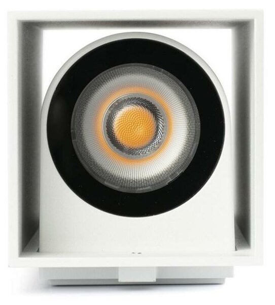 FARO KOV 2L nástěnné svítidlo hranaté, bílá 2700K 14°/23°
