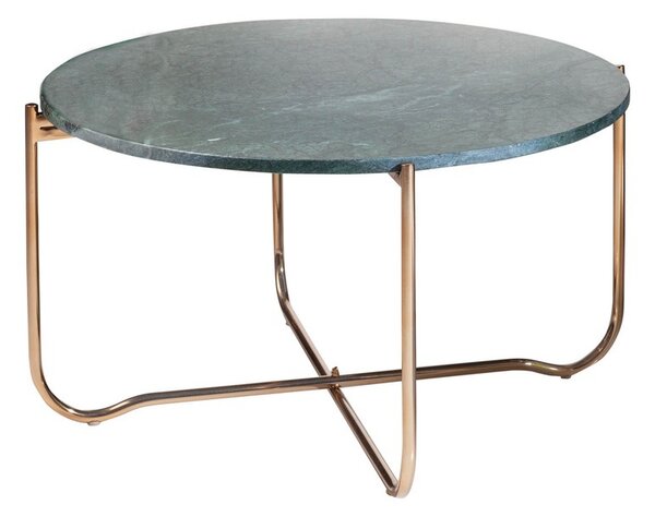 Designový konferenční stolek Tristen 62 cm mramor zelený