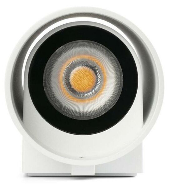 FARO KOV 2L nástěnné svítidlo kulaté, bílá 2700K 23°/23°