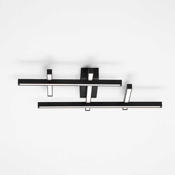 Nova Luce Pace LED stropní svítidlo 580x410 mmČerná