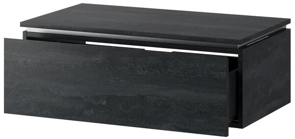 Szynaka Závěsná skříňka pod umyvadlo Letto 02 80 cm černý beton