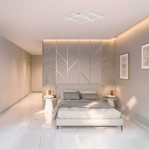 Nova Luce Pace LED stropní svítidlo 580x410 mmČerná