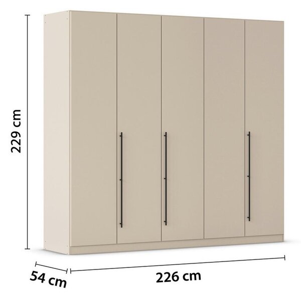 Skříň s otočnými dveřmi SAFARI, šířka 226 cm