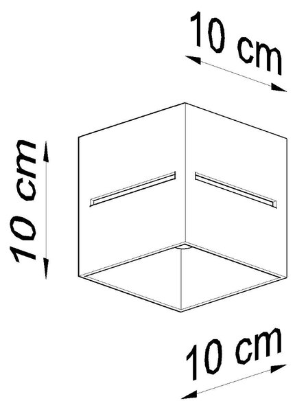 Sollux Lighting Stropní svítidlo LOBO šedé