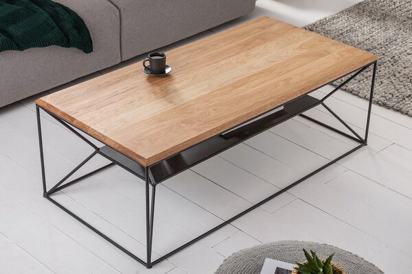 Designový konferenční stolek Haines 110 cm dub