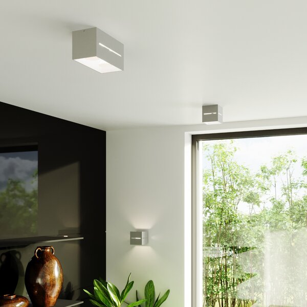 Sollux Lighting Stropní svítidlo LOBO šedé