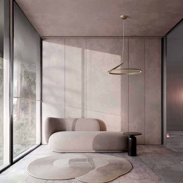 Nova Luce Tilia LED závěsné svítidlo Černá