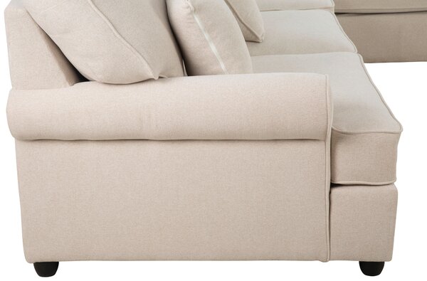 ROHOVÁ SEDAČKA, textil, béžová P & B - Online Only sedačky, Online Only