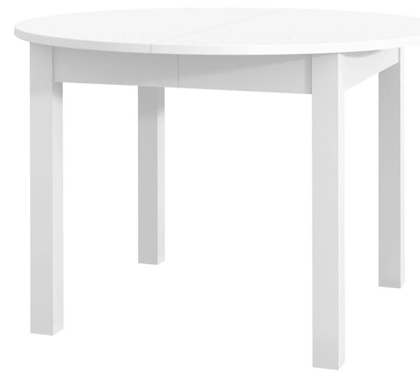 Szynaka Jídelní rozkládací stůl Luni 110/160 cm bílý