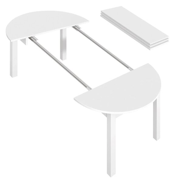 Szynaka Jídelní rozkládací stůl Avien 105/225 cm bílý