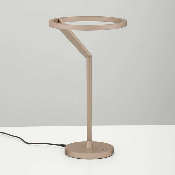 Nova Luce Tilia LED stolní svítidlo Stříbrná