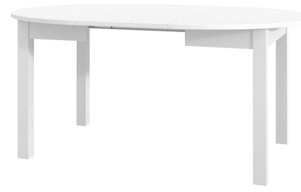 Szynaka Jídelní rozkládací stůl Luni 110/160 cm bílý