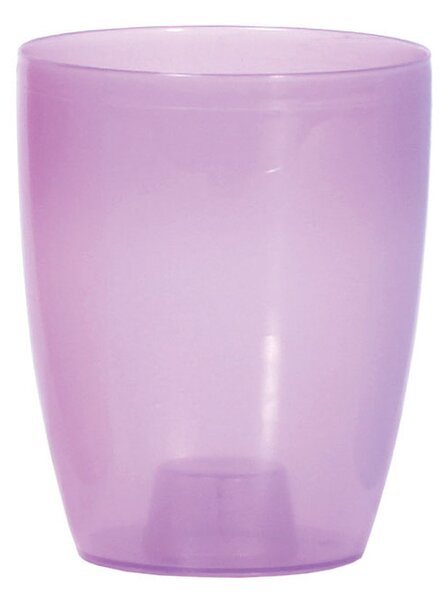 Prosperplast Květináč COUBI ORCHID vysoký fialový transp. mat. 16cm