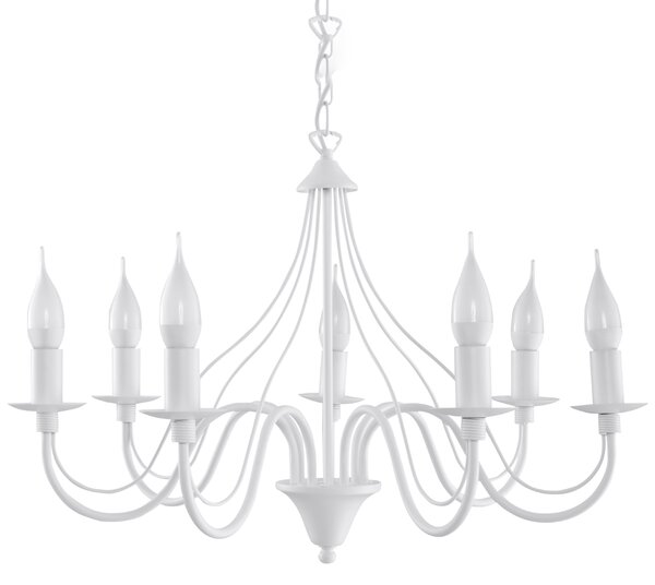 Sollux Lighting Lustr MINERWA 7 bílý