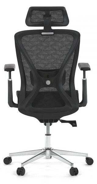 Kancelářská ergonomická židle FLIP — síť, černá