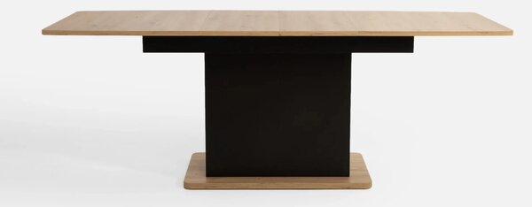 Szynaka Jídelní rozkládací stůl Mons 140/210 cm dub Artisan/černý