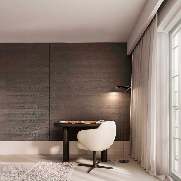 Nova Luce Tilia LED stojací svítidlo Hnědá