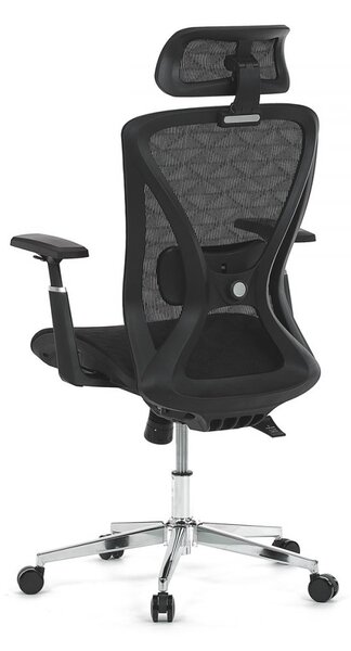 Kancelářská ergonomická židle FLIP — síť, černá