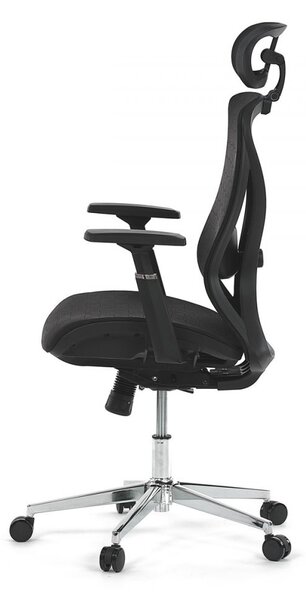 Kancelářská ergonomická židle FLIP — síť, černá
