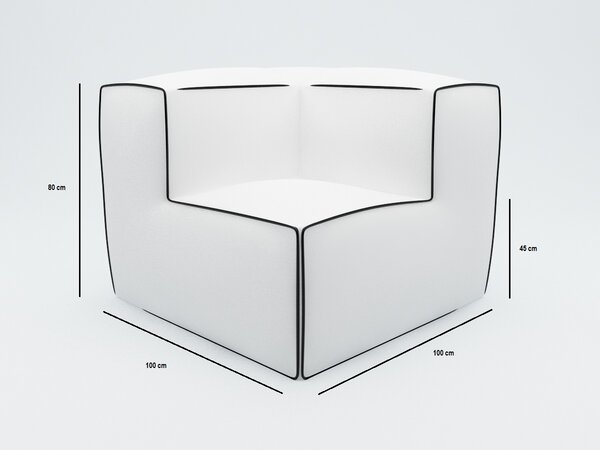Sedací pytel Zipp Sofa (limetková). Akce -26%