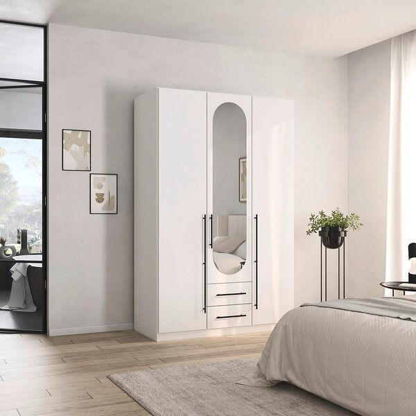 ŠATNÍ SKŘÍŇ S OTOČNÝMI DVEŘMI VELORA, šířka 136 cm
