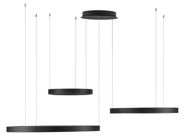 Nova Luce Elowen LED závěsné svítidlo Černá