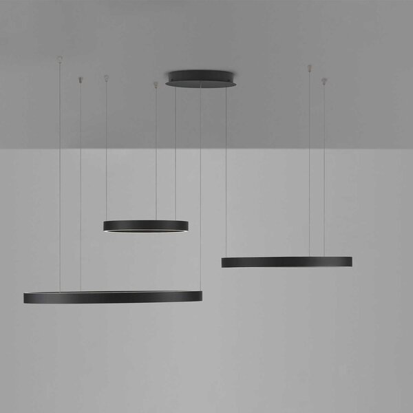 Nova Luce Elowen LED závěsné svítidlo Černá