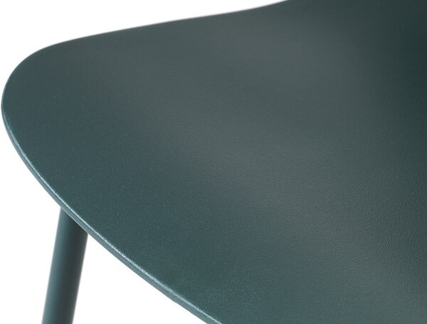 Designová židle Jensen petrolejová