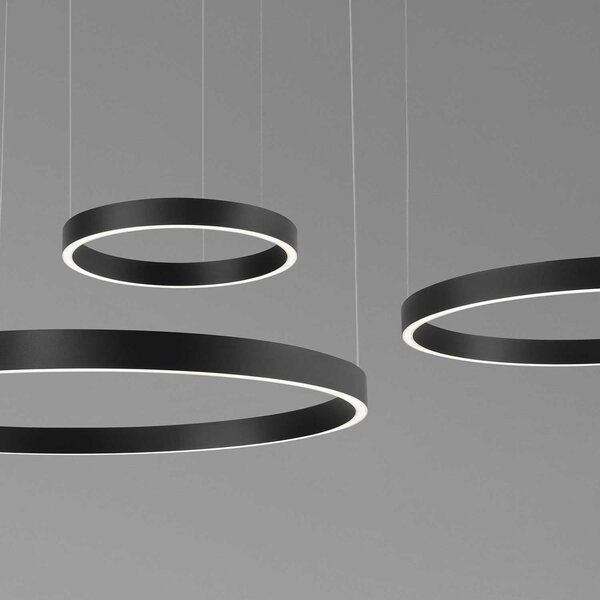 Nova Luce Elowen LED závěsné svítidlo Černá