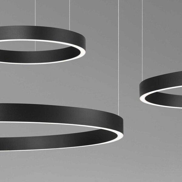 Nova Luce Elowen LED závěsné svítidlo Černá