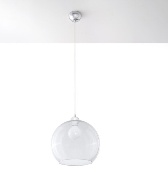 Sollux Lighting Závěsné svítidlo BALL transparentní