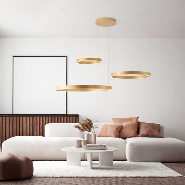 Nova Luce Elowen LED závěsné svítidlo Černá