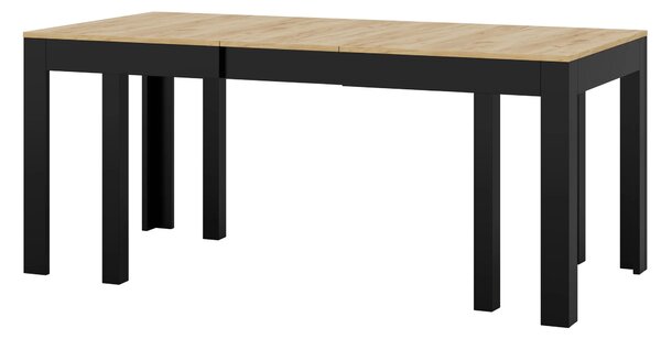 Szynaka Rozkládací jídelní stůl Jord 140/260 cm dub Craft/černý