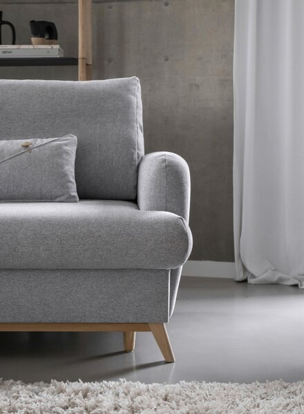 ROHOVÁ SEDAČKA, textil, světle šedá MID.YOU - Sedací soupravy, Online Only