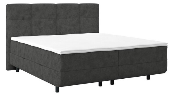 Čalouněná posteľ LONDON 160/200 cm, tmavě šedá