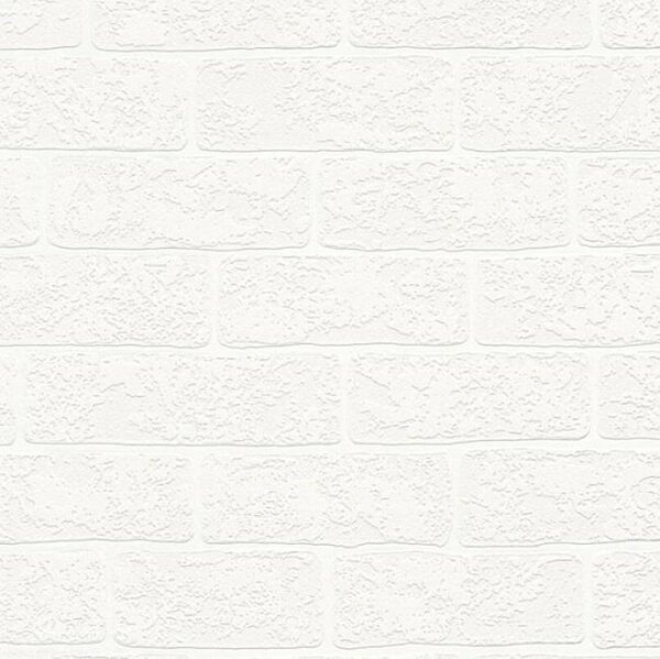 Vliesové tapety na zeď Boys & Girls 35981-1, cihla bílá, rozměr 10,05 m x 0,53 m, A.S.Création